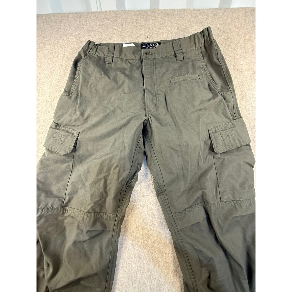 LA Police Gear LAPG Urban Ops Tactical Pants 34x32 Olive Green Ripstop CCP1017 - Picture 4 of 7